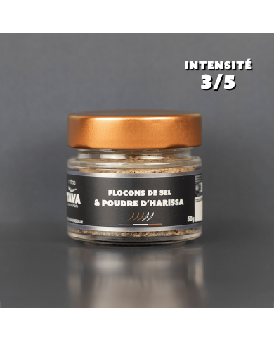 Flocons de sel Maldon à l'harissa 50gr