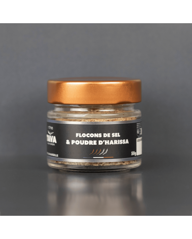 Flocons de sel Maldon à l'harissa 50gr